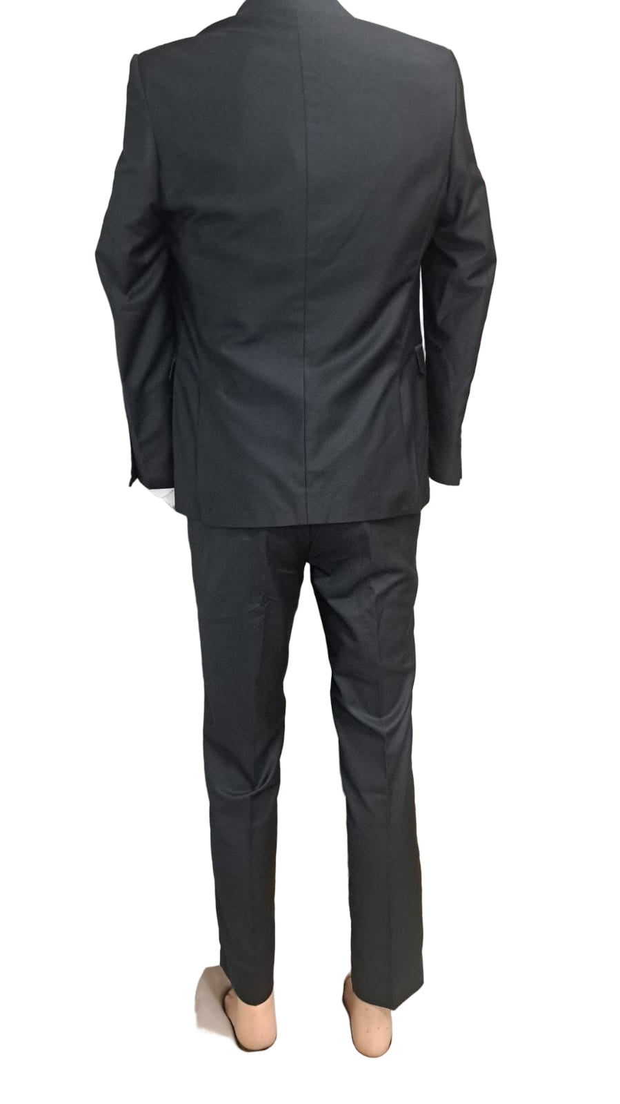 Plain Black - One button Suit