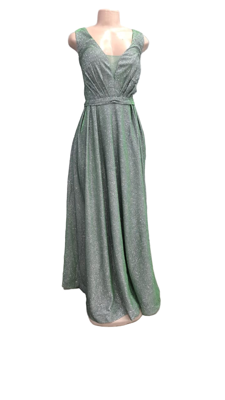 Olive Green Evening Dress