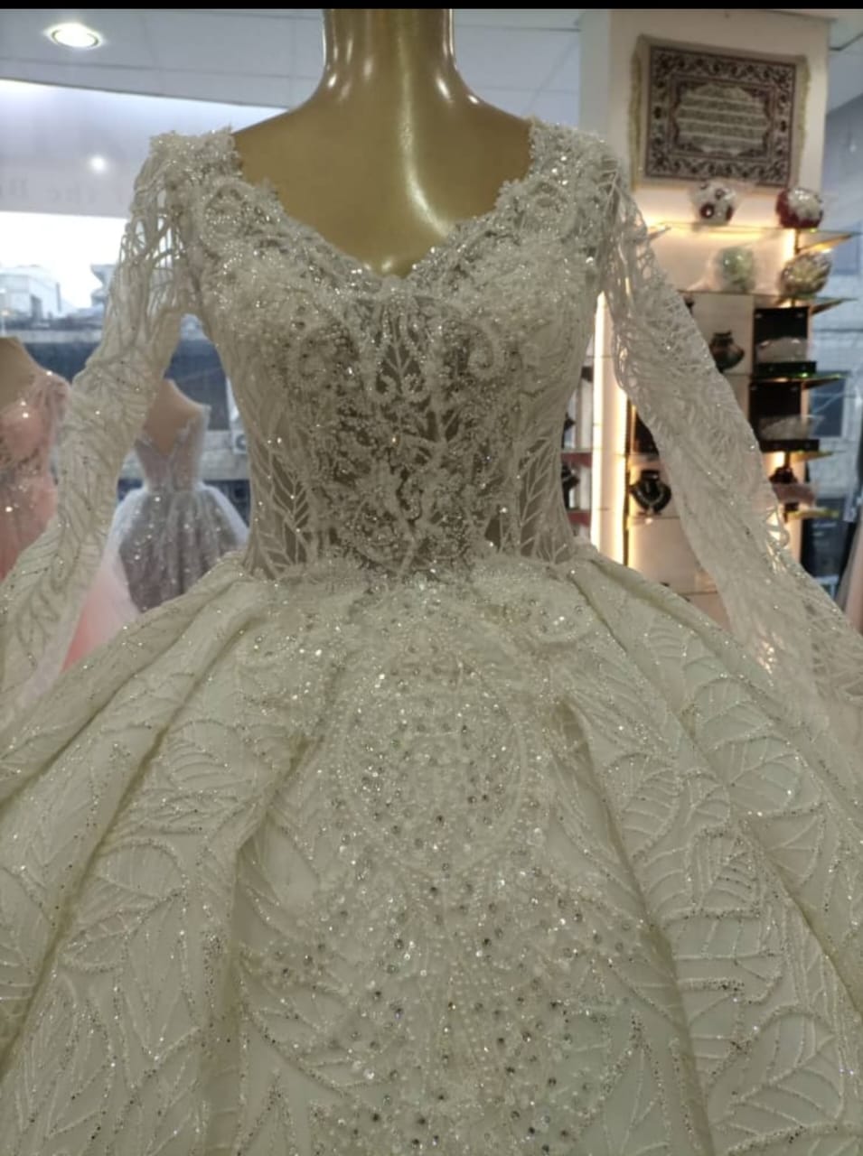 Cream White - Jordanian Wedding Gown