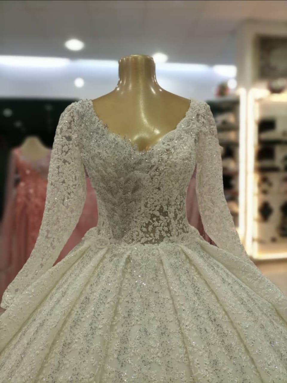 Cream White - Jordanian Wedding Gown